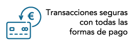 Formas de pago seguras en Parafarmas del Atlántico